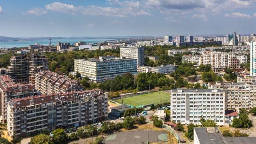 Id 398 View from the windows of the complex "Cote d'Azur" - real estate in Burgas