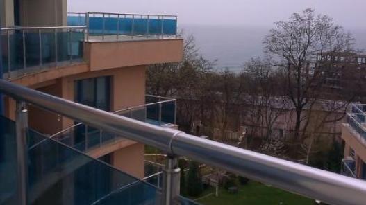 Id 138 Вид с балкона в двухкомнатной квартире на продажу в комплексе Аквамарин