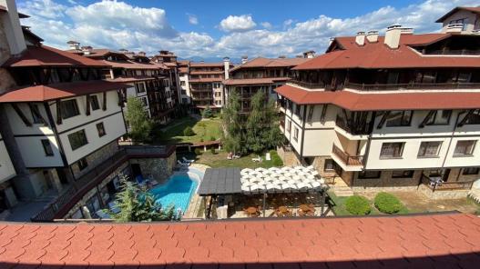 Id 266 View from the terrace of an apartment in Bansko - real estate for sale