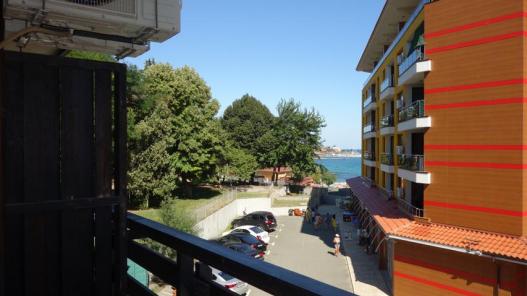 View from the balcony in the complex "Vigo Beach" - apartments Nessebar Id 345