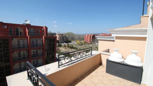 Terrace of an apartment in Venera Palace complex - Property for sale Sunny Beach Id 317