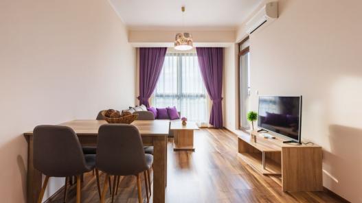 Id 431 Living room, TV area - One-bedroom apartment in Burgas with sea view