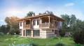 Visualization of the house with an area 120 sq. m. in Vehid Eco Village complex - property for sale in Sveti Vlas Id 182