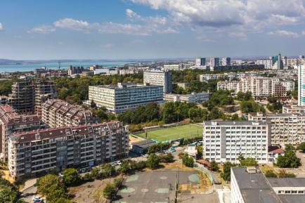 Id 398 View from the windows of the complex "Cote d'Azur" - real estate in Burgas