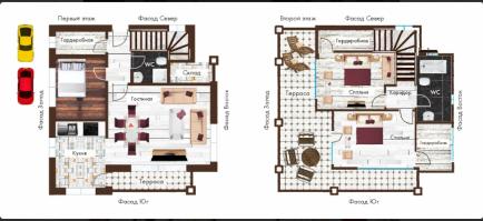 Id 425 Схема на къща - жилище от предприемача в Сарафово Бургас