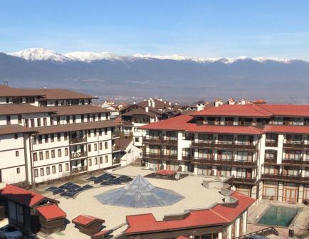ID 119 views of the mountains from the windows of apartment for sale in Bansko