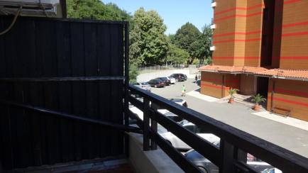 Вид с балкона в квартире-студии на продажу в комплексе Vigo Beach