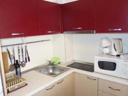 Kitchen in the 1 bedroom apartment for sale in Elenite