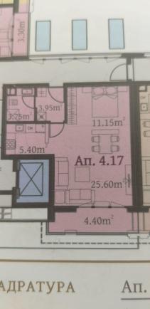 Id 401 План на апартамент в Chantra Residence -  ново строителство в Бургас