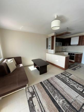 Id 437 Living room, kitchen - One-bedroom apartment in Ravda on the 1st line